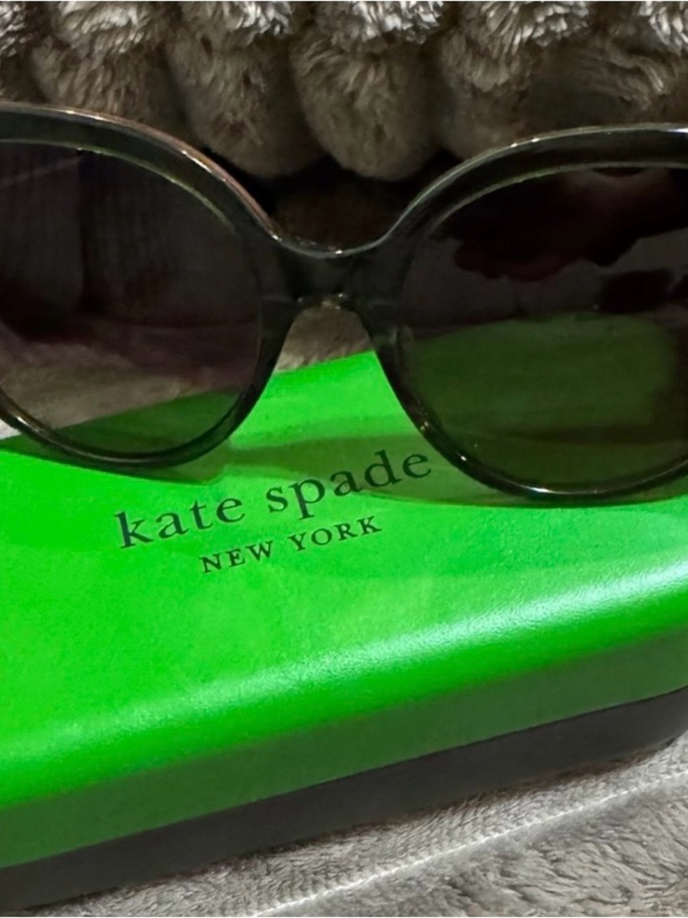 Kate Spade ♠️ Green Happy Sunshine Sunglasses BNIC 100% Authentic